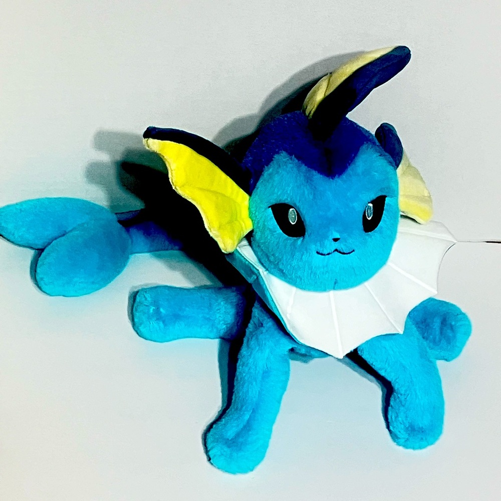 Pokemon Plush doll Kuta Kuta tatta Vaporeon is larger size Japan NWT